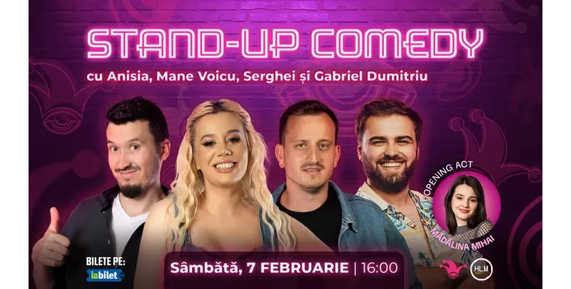 The Fool: Stand-up comedy cu Anisia, Mane Voicu, Serghei și Gabriel Dumitriu-1