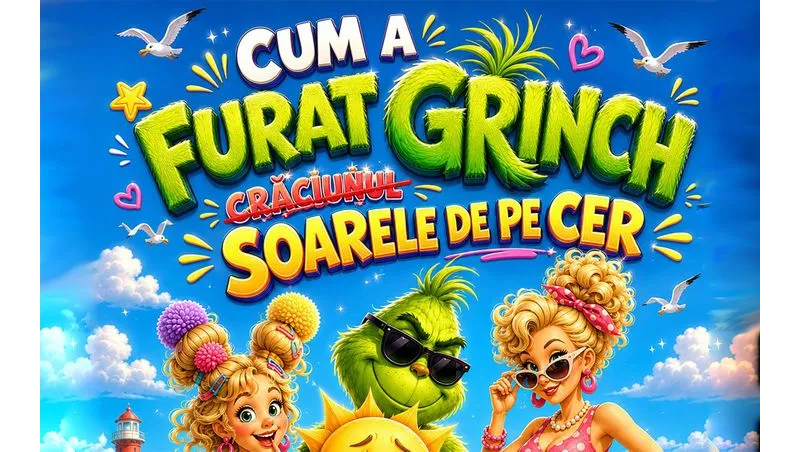 Jupiter: Cum a furat Grinch soarele de pe cer – Piesa de teatru pentru copii | 28 august-1