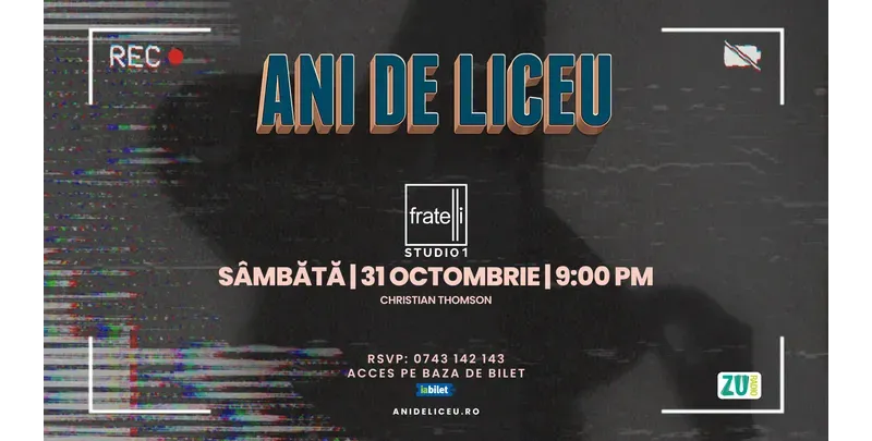ANI DE LICEU – Halloween Edition ✩ FRATELLI Studio-1