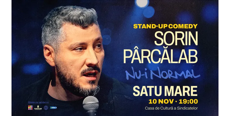 Satu Mare: Stand-up comedy cu Sorin Pârcălab | Nu-i normal-1