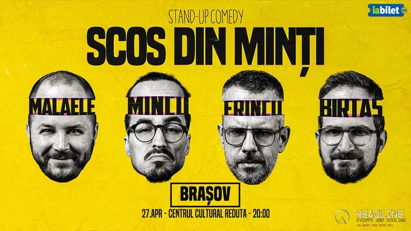 Stand-up Comedy cu Frînculescu, Mălăele, Mincu și Birtaș -1