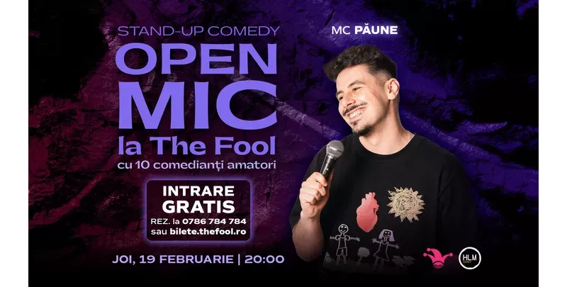 The Fool: Open Mic MC Florentin Păune-1