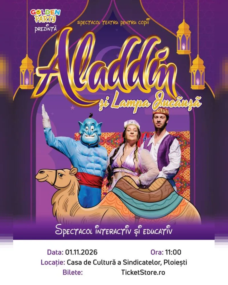 ALADIN SI LAMPA JUCAUSA – Ploiesti – ANULAT-1