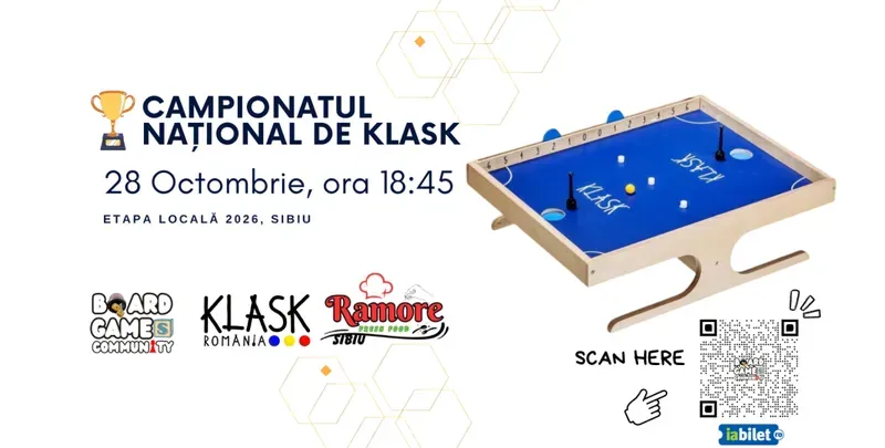 Sibiu: Campionatul Național de KLASK - Etapa Locală Sibiu 2026-1