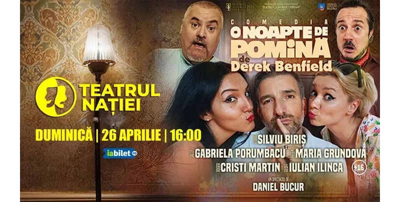 Teatru: O noapte de pomină — comedie de Derek Benfield-1