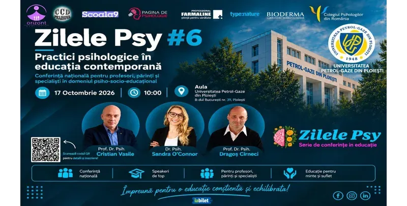 Ploiesti: Zilele PSY - Practici psihologice în educația contemporană - ediție aniversară-1
