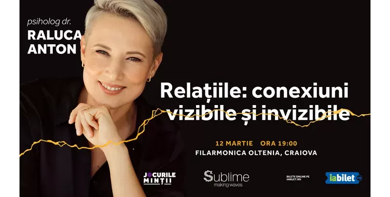Craiova: Conferinta Raluca Anton - Relațiile: conexiuni vizibile și invizibile-1