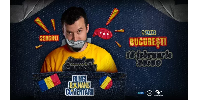 București: Stand-Up politic cu SERGHEI - -1