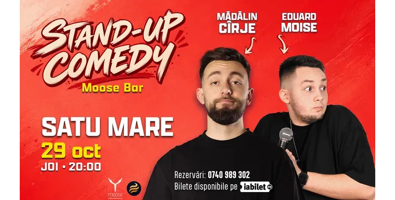 Satu Mare: Stand-up comedy cu Mădălin Cîrje și Edi Moise-1