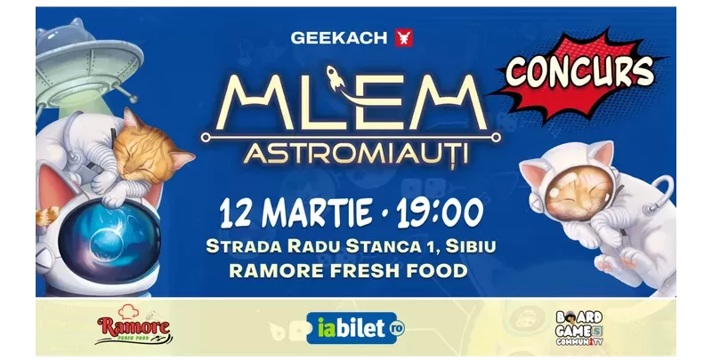 Sibiu: Premieră joc - MLEM: Astromiauți  Boardgame-1