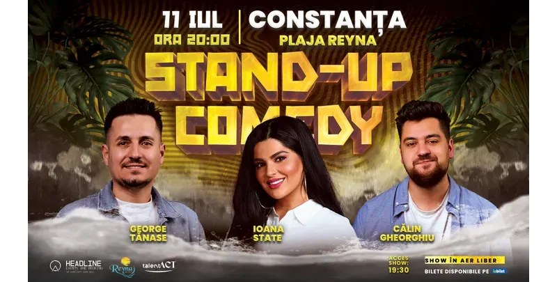 Constanta: Stand-up comedy alături de George Tănase, Ioana State și Călin Gheorghiu-1