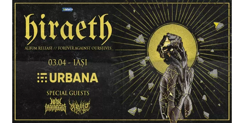 Iasi: Hiraeth - Album release „Forever Against Ourselves” - special guests Neon Prophecies & Diavolo-1