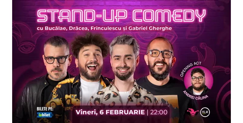 The Fool: Stand-up comedy cu Bucălae, Drăcea, Frînculescu și Gabriel Gherghe-1