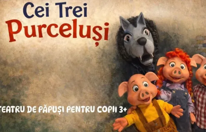 10-Povestea-celor-trei-purceluși---teatru-pentru-copii-@-Clubul-Țaranului---La-Mama
