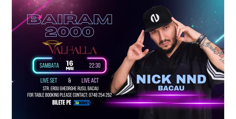 Bacau: Bairam 2000 cu NiCK NND Live set & Live act-1