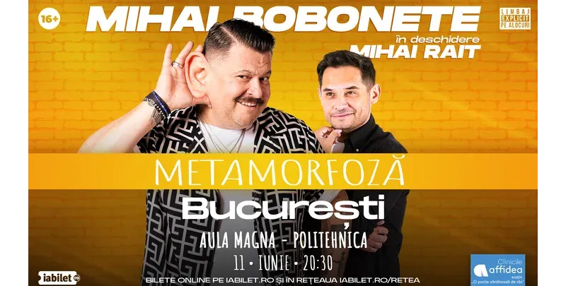 Bucuresti: Mihai Bobonete - Metamorfoză - Turneu National 2026-1