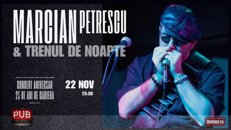 Marcian Petrescu & Trenul De Noapte – concert aniversar 25 de ani de carieră – Partea a 2-a -1