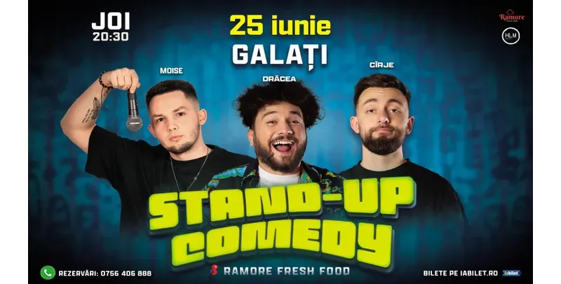 Galați: Stand-up Comedy cu Drăcea, Cîrje și Moise-1