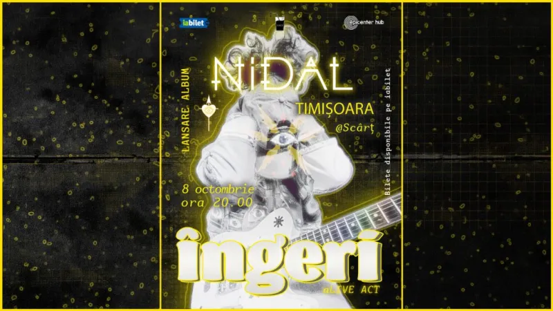 Nidal • Lansare de album: “Îngeri” • Timișoara • Scârț Loc Lejer • 8 octombrie-1