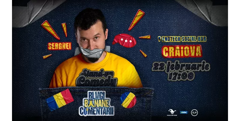 Craiova: Stand-Up politic cu SERGHEI - -1