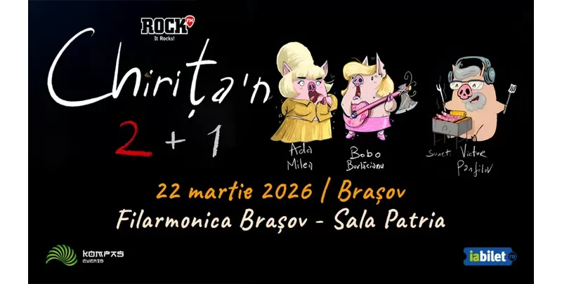 Brasov: Ada Milea si Bobo Burlacianu - Chirița'n 2+1-1