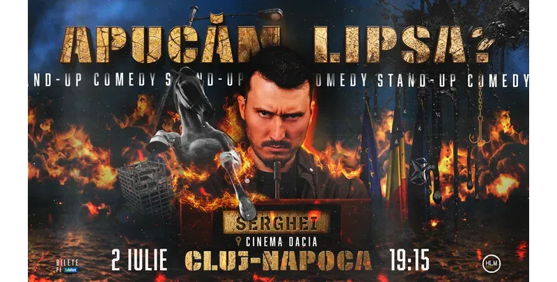 Cluj-Napoca: Stand-Up Comedy politic cu Serghei - „Apucăm lipsa?-1