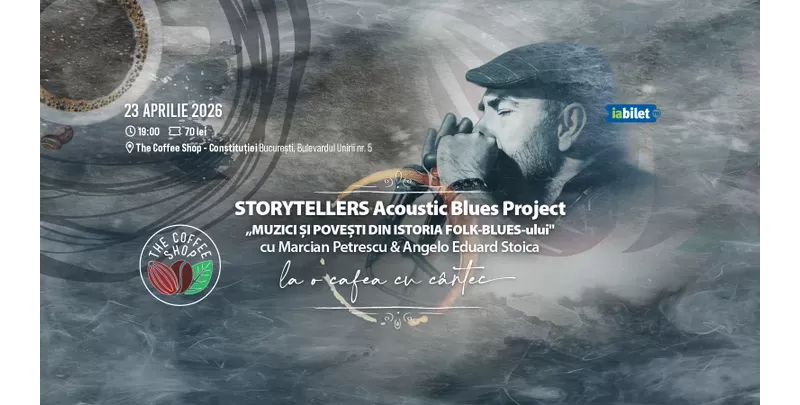 The Coffee Shop Music - Storytellers Acoustic Blues Duo: Muzici si povesti din istoria folk-blues-ului-1