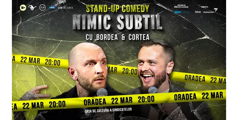 Oradea: Stand-Up Comedy cu Bordea & Cortea - -1