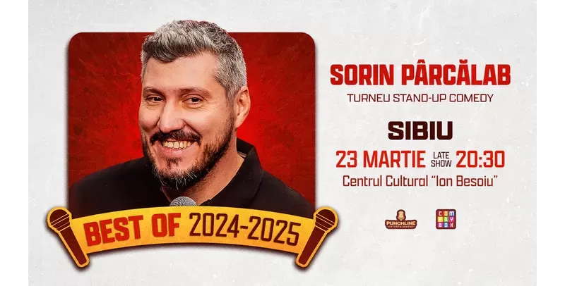 Sibiu: Stand-Up Comedy Best Of 2024 & 2025 cu Sorin Pârcălab - 20:30-1
