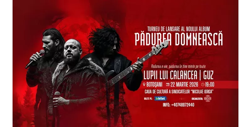 Botoșani: Lupii lui Calancea & Guz– Turneu Național de Lansare: „Pădurea Domnească”-1