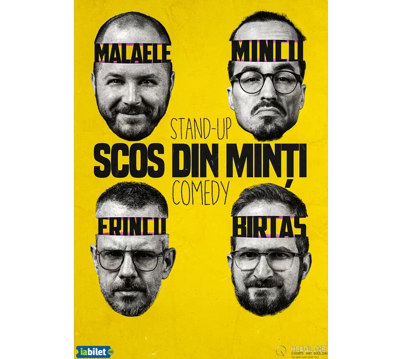 Constanța: Stand-Up Comedy cu Frînculescu, Mălăele, Mincu și Birtaș - -1