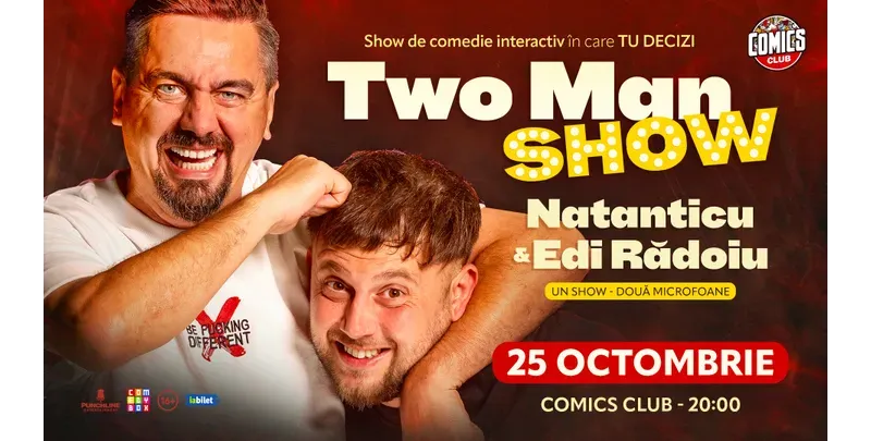 Two Men Show cu Natanticu și Edi Rădoiu la ComicsClub!-1