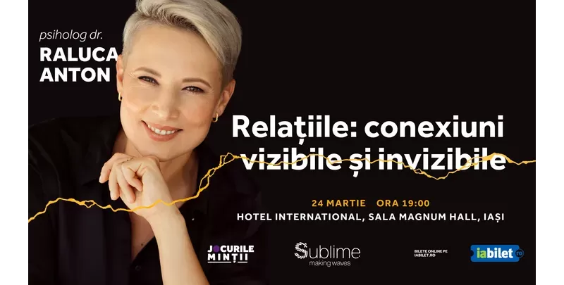 Iasi: Conferinta Raluca Anton - Relațiile: conexiuni vizibile și invizibile-1