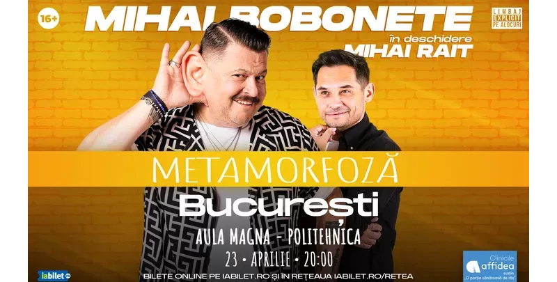 Bucuresti: Mihai Bobonete - Metamorfoză - Turneu National 2026-1