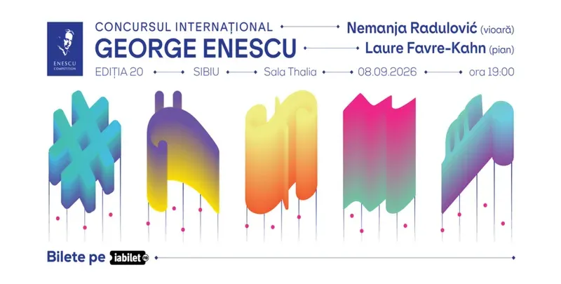 Sibiu: Nemanja Radulović & Laure Favre-Kahn • Concursul International George Enescu-1