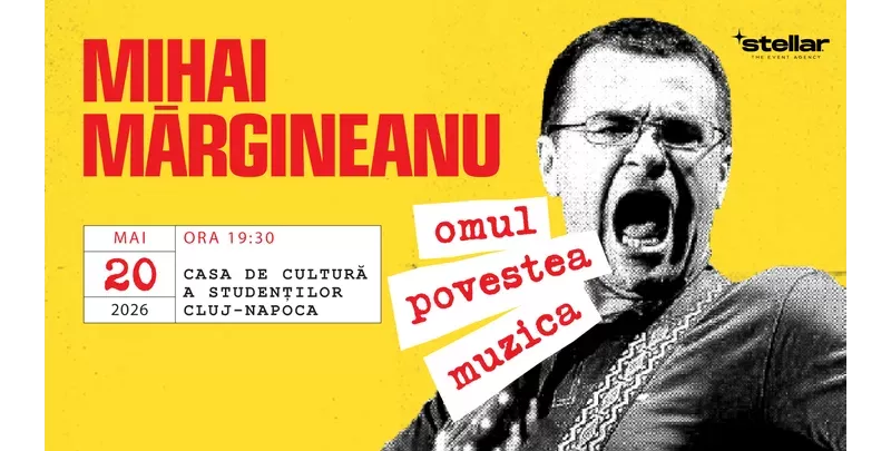Cluj-Napoca:  Mihai Mărgineanu  “Omul, Povestea si Muzica”-1