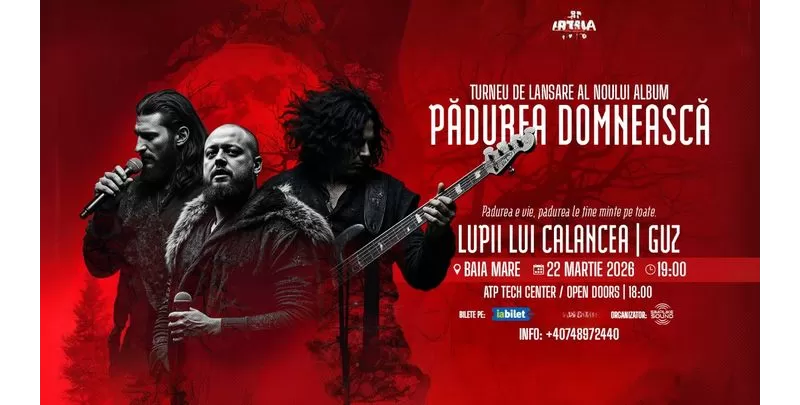 Baia Mare: Lupii lui Calancea & Guz– Turneu Național de Lansare: „Pădurea Domnească”-1