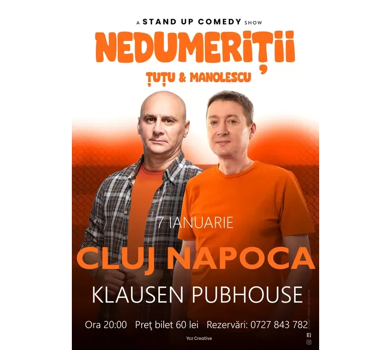 Cluj-Napoca: Stand-up Comedy - Dan Tutu si Cristi Manolescu-1