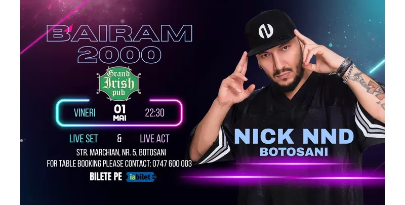Botosani: Bairam 2000 cu NiCK NND Live set & Live act-1