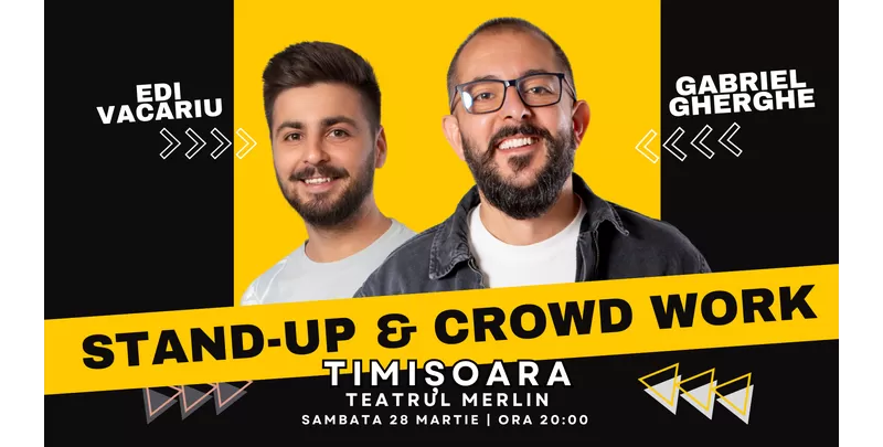 Timișoara: Stand Up & Crowd Work | Gabriel Gherghe și Edi Vacariu-1