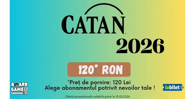 Abonament Anual 2026 Catan  Board Games Community Sibiu-1
