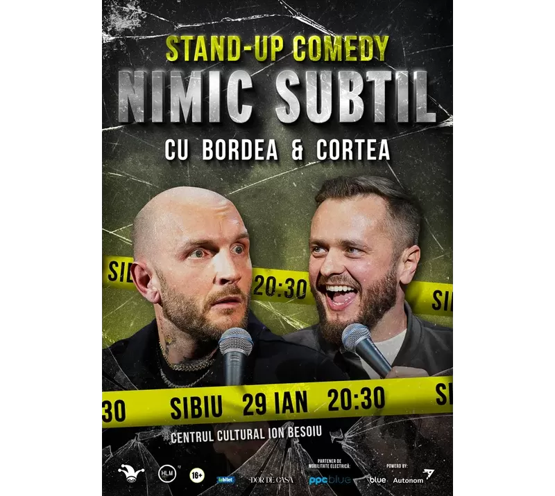 Sibiu: Stand-Up Comedy cu Bordea & Cortea - -1