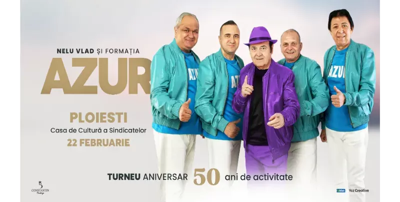 Ploiesti:Nelu Vlad si Formatia Azur - Turneu Aniversar “50”-1