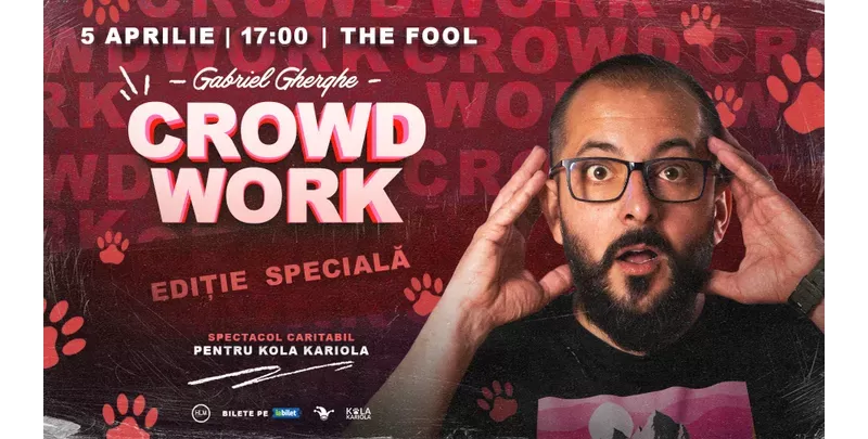 Spectacol Caritabil | Crowd Work cu Gabriel Gherghe | Transmis LIVE-1