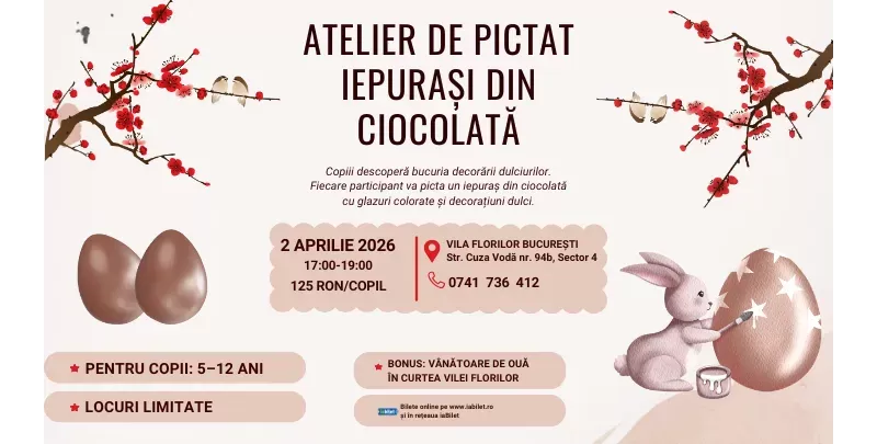 Atelier de Pictat Iepurasi din Ciocolata-1