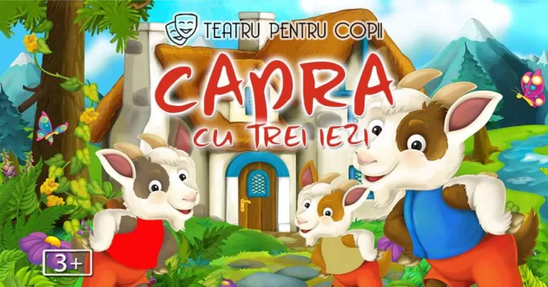 Capra cu trei iezi | teatru interactiv pentru copii -1