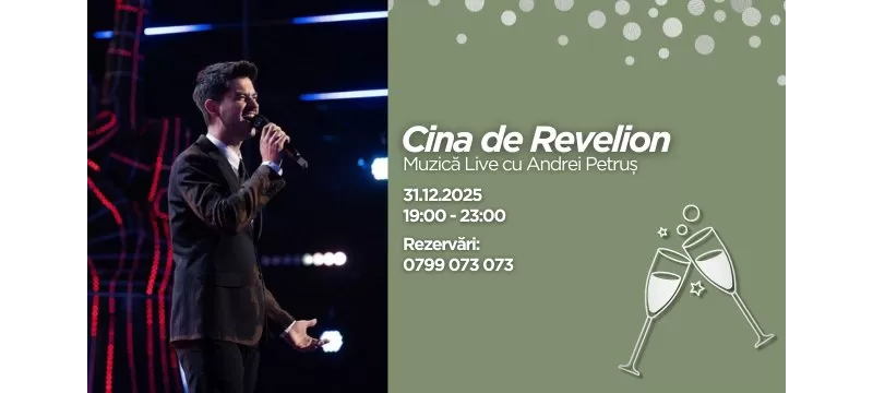Cina de Revelion – Muzică Live cu Andrei Petruș -1